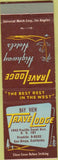Matchbook Cover - Travel Lodge Bay View San Diego CA