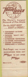 Matchbook Cover - Travel Lodge O'Hare Airport Des Plaines IL