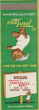Matchbook Cover - Travel Lodge Winslow AZ