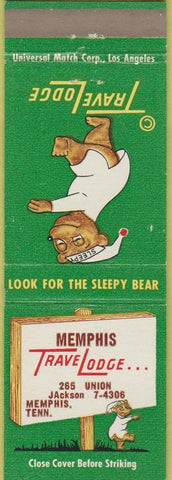 Matchbook Cover - Travel Lodge Memphis TN