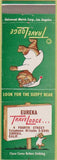 Matchbook Cover - Travel Lodge Eureka CA