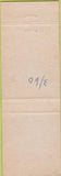 Matchbook Cover - Travel Lodge Eureka CA