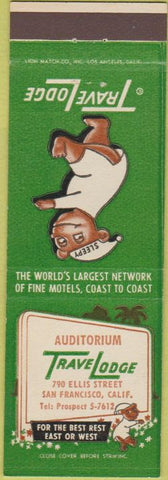 Matchbook Cover - Travel Lodge Auditorium San Francisco CA