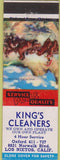 Matchbook Cover - King's Cleaners Los Nietos CA Horse Scene