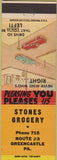 Matchbook Cover - Stones Grocery Greencastle PA