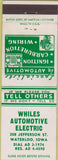 Matchbook Cover - Whiles Auto Electric Waterloo IA