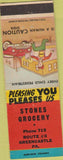 Matchbook Cover - Stones Grocery Greencastle PA