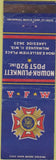 Matchbook Cover - VFW Nowak Plunkett Milwaukee WI WEAR