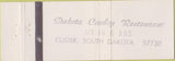 Matchbook Cover - Dakota Cowboy Restaurant Custer SD