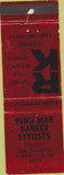 Matchbook Cover - Penn Mar Barber Stylists Forestville MD
