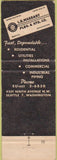 Matchbook Cover - LG Massart Plumbing Heating Seattle WA