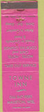 Matchbook Cover - Towne Inn Mauston WI WORN