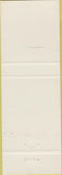 Matchbook Cover - Frederick Erick Coroner Racine? Kenosha? WI