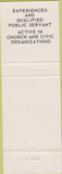 Matchbook Cover - John J Knoop County Commissioner Republican Piqua OH