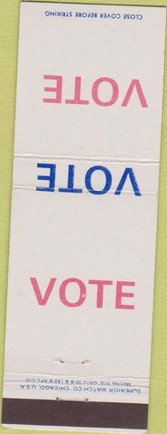 Matchbook Cover - Vote Perk for Senate WEAR