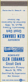 Matchbook Cover - Glen Eubanks Circuit Clerk Democrat election
