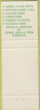 Matchbook Cover - LaSalle Motel Cataraqui ON