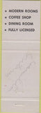 Matchbook Cover - Mundy's Motor Hotel Gold Rush Saloon Hamilton ON