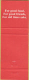 Matchbook Cover - Pete  and  Marty's Toronto Ottawa ON Oakville WEAR