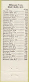 Matchbook Cover - Avalon Motel Trailer Park Osoyoos BC