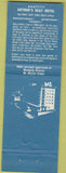 Matchbook Cover - Arthur's Seat Hotel Cape Town South Africa