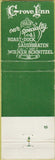 Matchbook Cover - Grove Inn Northbrook IL WEAR