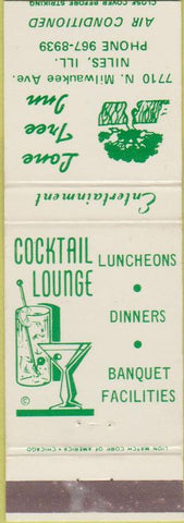 Matchbook Cover - Lone Tree Inn Niles IL