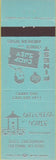 Matchbook Cover - Oriental House Cheyenne WY light green