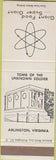 Matchbook Cover - Giant Food Tomb of Unknown Soldier Arlington VA
