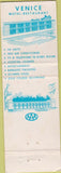Matchbook Cover - Venice Motel Restaurant Lounge Hagerstown MD