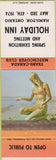 Matchbook Cover - Trans Canada Match Club Hamilton ON pinup