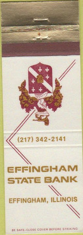 Matchbook Cover - Effingham State Bank IL