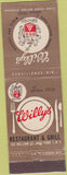 Matchbook Cover - Willy's Restaurant New York City