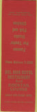 Matchbook Cover - Del Mar Hotel Restaurant Sault Ste Marie MI SAMPLE