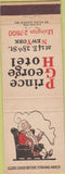 Matchbook Cover - Prince George Hotel New York City
