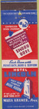 Matchbook Cover - Hotel Lincoln New York City