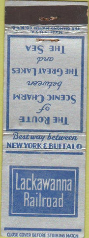 Matchbook Cover - Lackawanna Railroad Buffalo NY WEAR