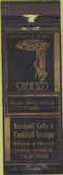 Matchbook Cover - Kirchoff Cafe Lounge Santa Monica CA