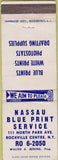 Matchbook Cover - Nassau Blue Print Service Rockville Centre NY