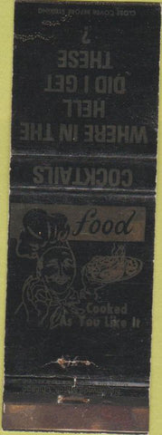 Matchbook Cover - Shorty's Steak House Pleasantville IA WORN