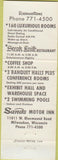 Matchbook Cover - Sands Motor Inn Milwaukee WI Convention Center