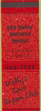 Matchbook Cover - Wally's Spot Supper Club Green Bay WI