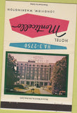 Matchbook Cover - Hotel Monticello Longview WA 40 Strike