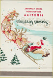 Matchbook Cover - Fidelity Trust Co Philadelphia PA Christmas 40 Strike