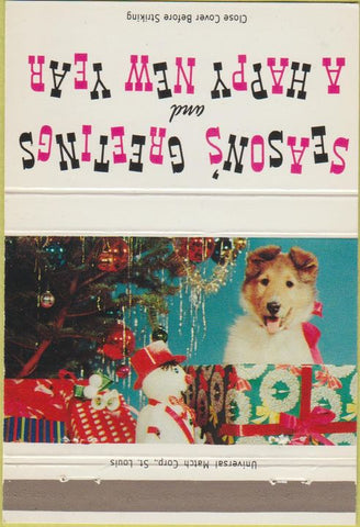 Matchbook Cover - Citizens Bank Gerald MO Christmas 40 Strike