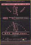 Matchbook Cover - D.T.'s Package Liquors Cheyenne WY Elephant 40 Strike