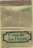 Matchbook Cover - Casa De Los Reyes Denver CO CREASE 40 Strike
