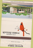 Matchbook Cover - Kentucky Federal Savings Covington Florence KY  40 Strike