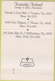 Matchbook Cover - Kentucky Federal Savings Covington Florence KY  40 Strike