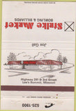 Matchbook Cover - Strike Market Bowling Billiards Lee's Summit MO 40 Strike